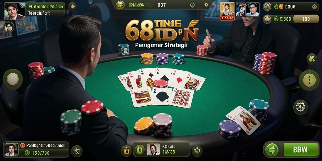 Gameplay menarik dari 68IDN yang menunjukkan suasana Poker.