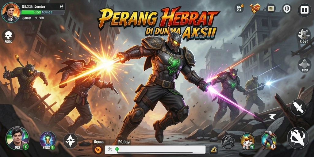Tampilan gameplay 8ID menampilkan aksi pertempuran yang mendebarkan.