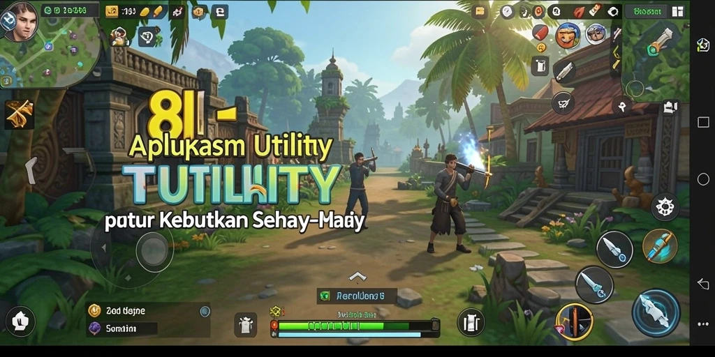 Tangkapan layar aplikasi 8II dengan fitur-fitur Utility yang menarik.