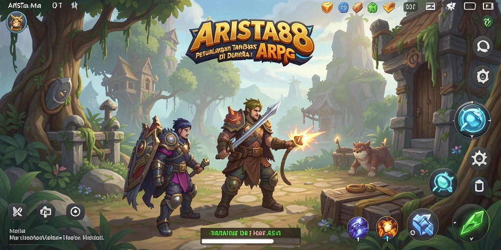 Tangkapan layar gameplay ARISTA88 yang memikat dan penuh aksi.