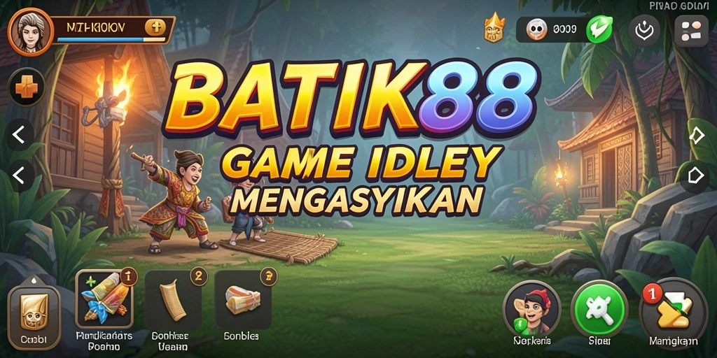 Tangkapan layar menunjukkan gameplay menarik BATIK88 dengan elemen Idle yang menyenangkan.