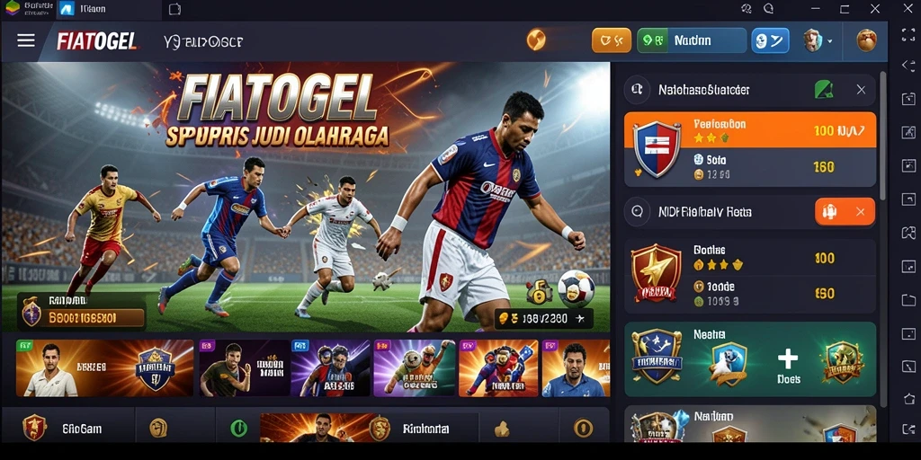 Tampilan antarmuka utama FIATOGEL yang menarik dan interaktif.