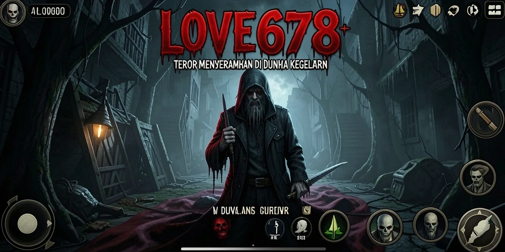 Tampilan gameplay yang menakutkan di LOVE678.
