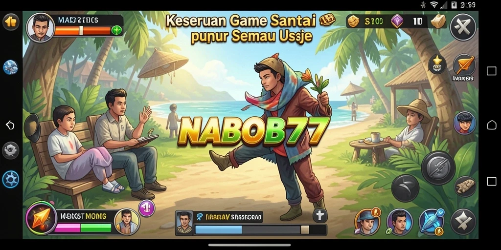 Screenshot gameplay NABOB77 menunjukkan keseruan bermain game Casual.